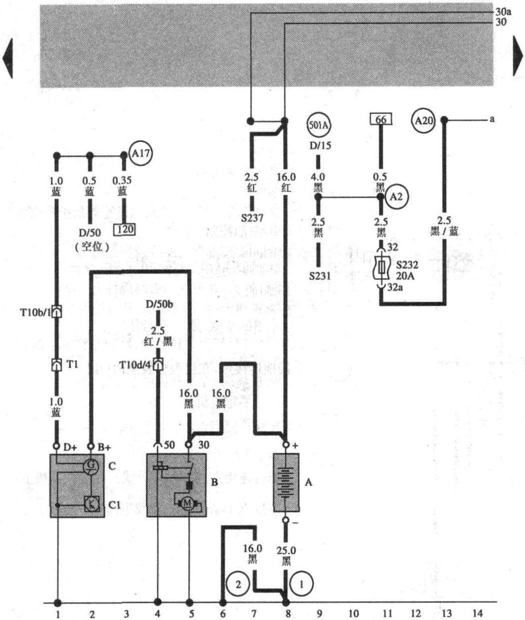 蓄電池、啟動(dòng)機(jī)、發(fā)電機(jī)(1～14)